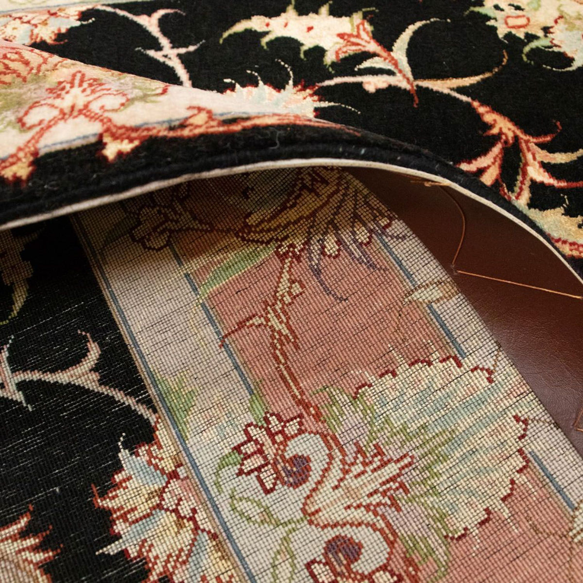 Persisk matta - Tabriz - Royal - 163 x 104 cm - svart