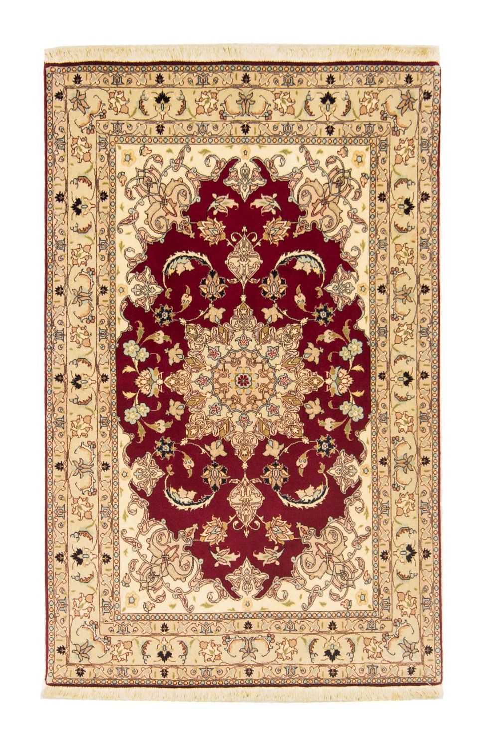 Persisk matta - Tabriz - Royal - 159 x 99 cm - röd