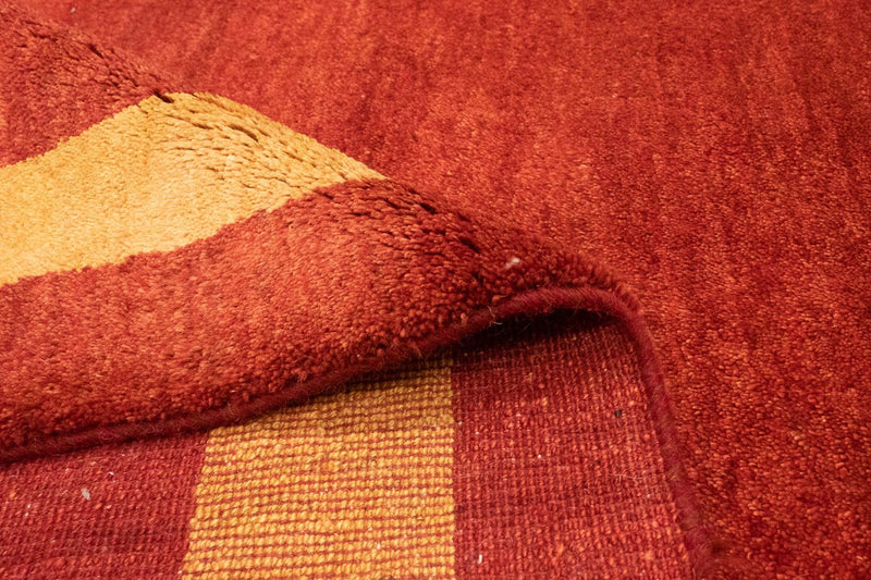 Gabbeh-matta - persisk - 190 x 152 cm - röd