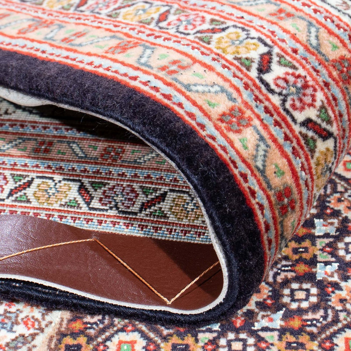 Persisk matta - Tabriz - 302 x 205 cm - mörkblå