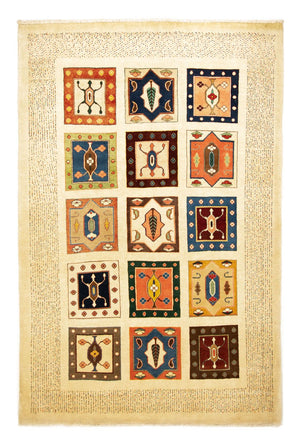 Gabbeh-matta - Loribaft Persian - 242 x 158 cm - beige