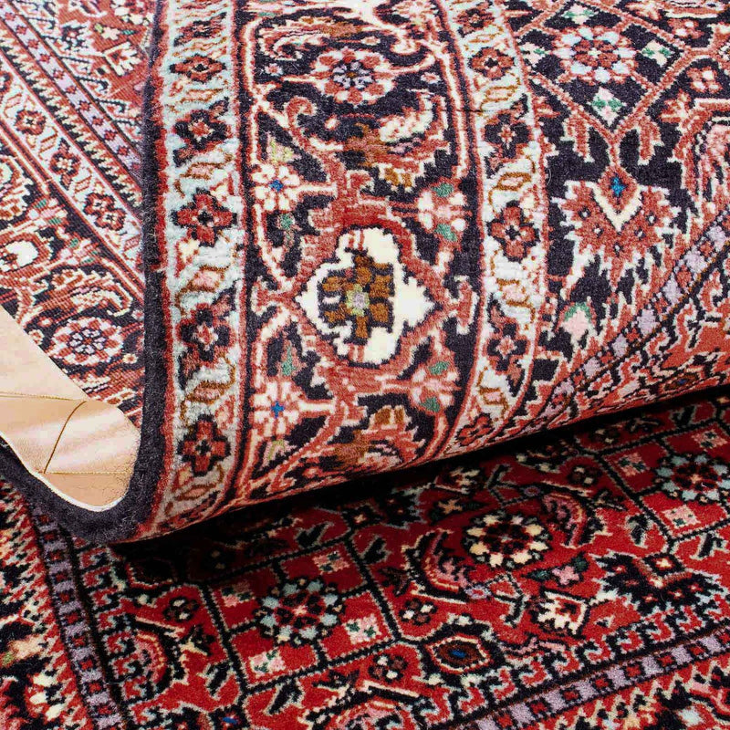 Persisk matta - Bijar - 176 x 112 cm - röd
