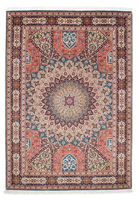 Persisk matta - Tabriz - Royal - 242 x 168 cm - flerfärgad