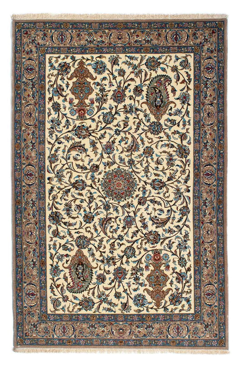Persisk matta - Isfahan - Premium - 207 x 134 cm - beige