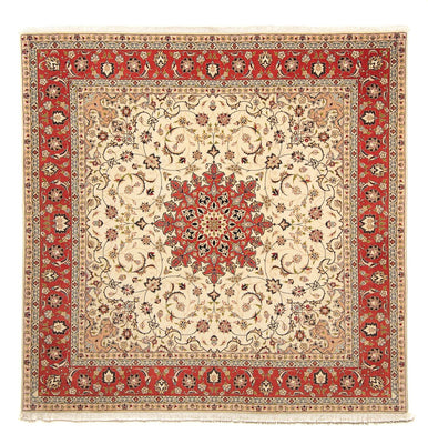 Persisk matta - Tabriz - Royal kvadrat  - 209 x 208 cm - beige