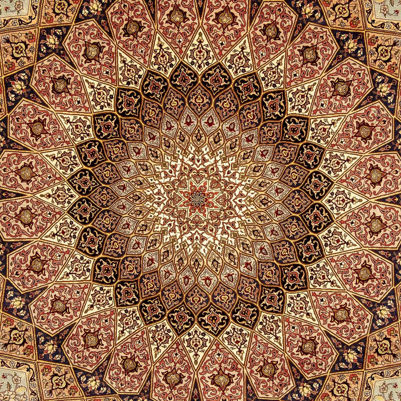 Persisk matta - Tabriz - Royal - 355 x 252 cm - flerfärgad