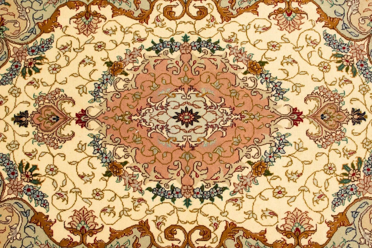 Persisk matta - Tabriz - Royal - 152 x 100 cm - beige