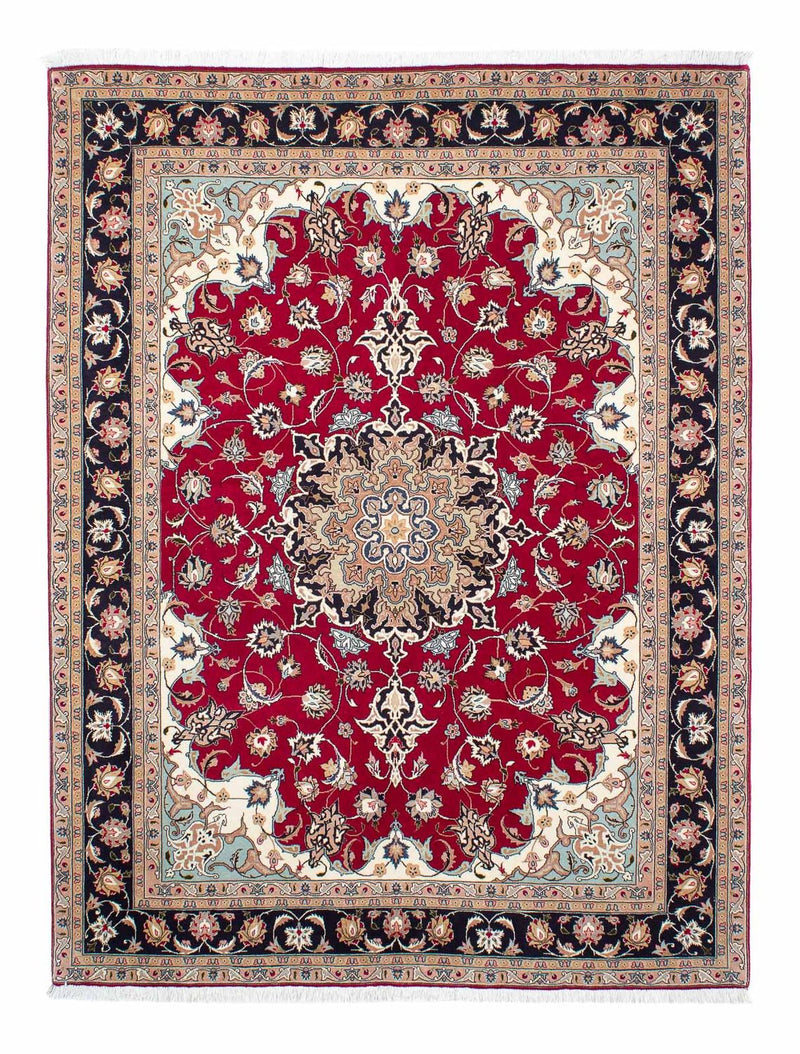 Persisk matta - Tabriz - Royal - 207 x 154 cm - röd