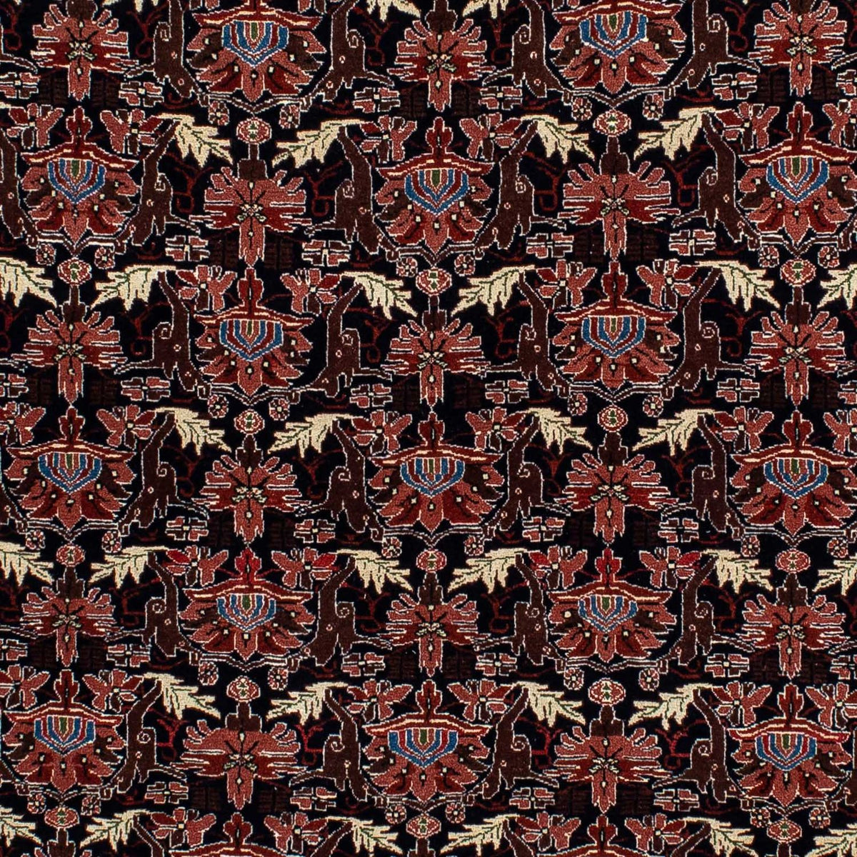 Persisk matta - Ghom - 186 x 141 cm - mörkblå