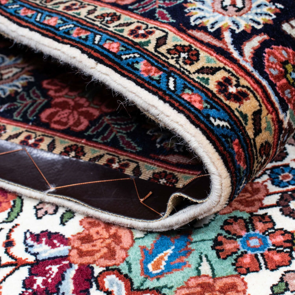 Persisk matta - Bijar - 208 x 137 cm - beige