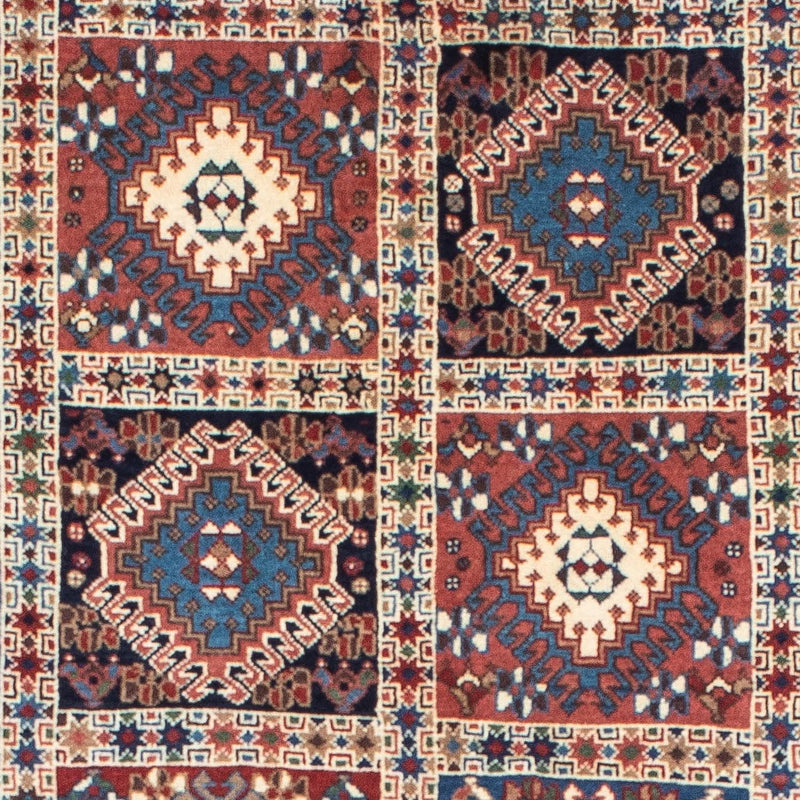 Runner Persisk matta - Nomadic - 197 x 84 cm - mörkröd