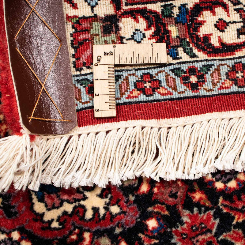 Persisk matta - Bijar - 255 x 205 cm - mörkröd