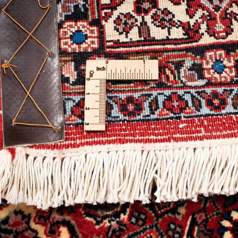 Persisk matta - Bijar - 255 x 202 cm - mörkröd