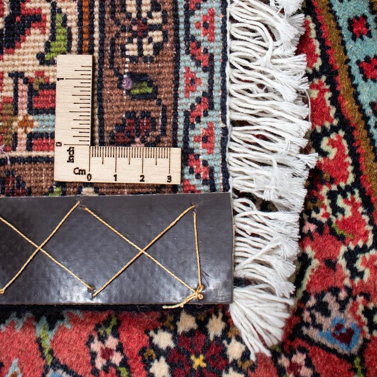 Persisk matta - Bijar - 242 x 135 cm - röd