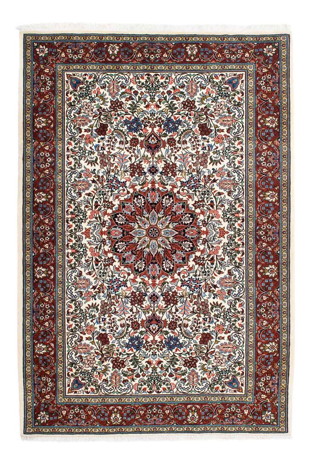 Persisk matta - Bijar - 213 x 140 cm - beige