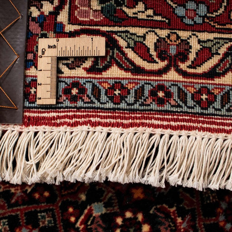 Persisk matta - Bijar - 262 x 203 cm - mörkröd