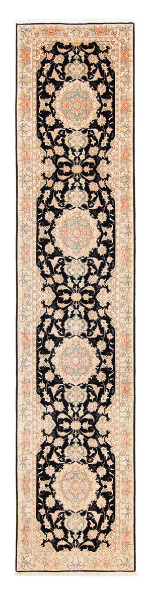 Runner Persisk matta - Tabriz - Royal - 419 x 87 cm - mörkblå