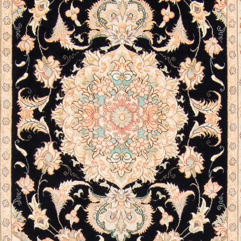 Runner Persisk matta - Tabriz - Royal - 419 x 87 cm - mörkblå