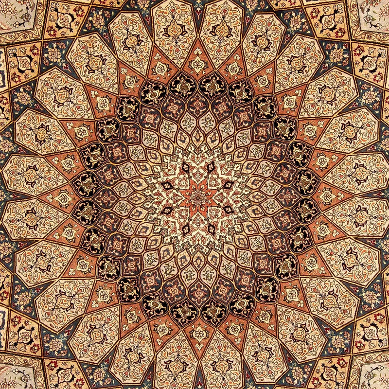 Persisk matta - Tabriz - Royal - 343 x 250 cm - flerfärgad