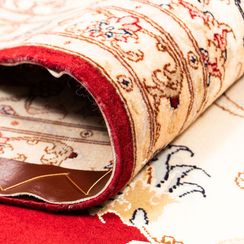 Persisk matta - Tabriz - Royal - 402 x 298 cm - mörkröd