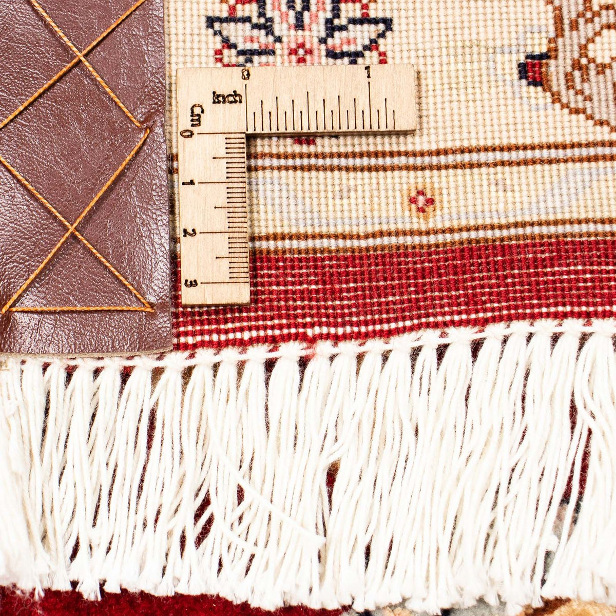 Persisk matta - Tabriz - Royal - 402 x 298 cm - mörkröd