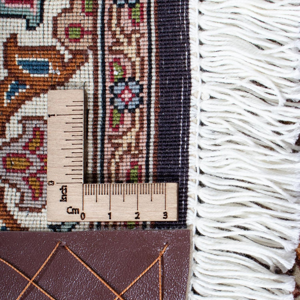 Persisk matta - Tabriz - Royal kvadrat  - 253 x 251 cm - ljusbrun