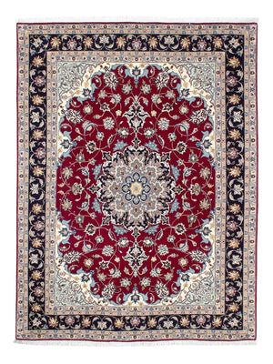 Persisk matta - Tabriz - Royal - 207 x 155 cm - mörkröd