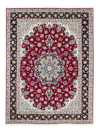 Persisk matta - Tabriz - Royal - 207 x 155 cm - mörkröd