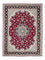 Persisk matta - Tabriz - Royal - 207 x 155 cm - mörkröd