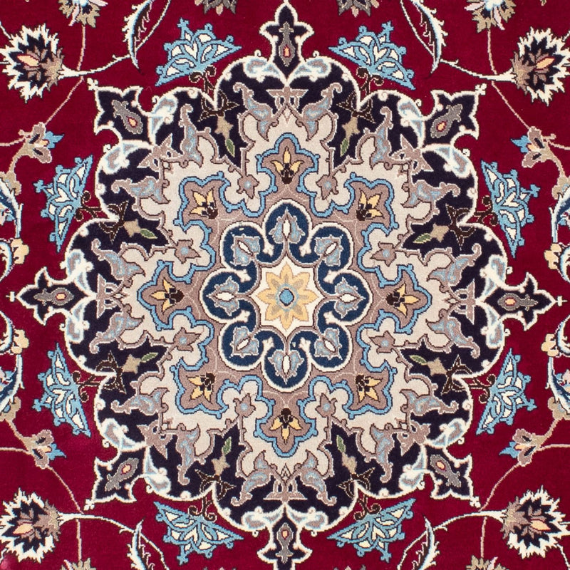 Persisk matta - Tabriz - Royal - 207 x 155 cm - mörkröd