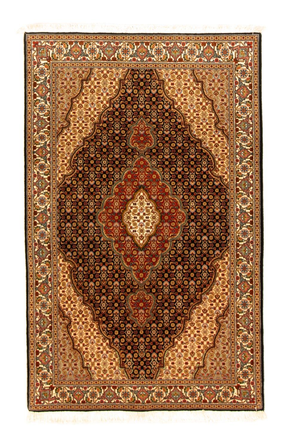 Persisk matta - Tabriz - Royal - 155 x 100 cm - mörkblå