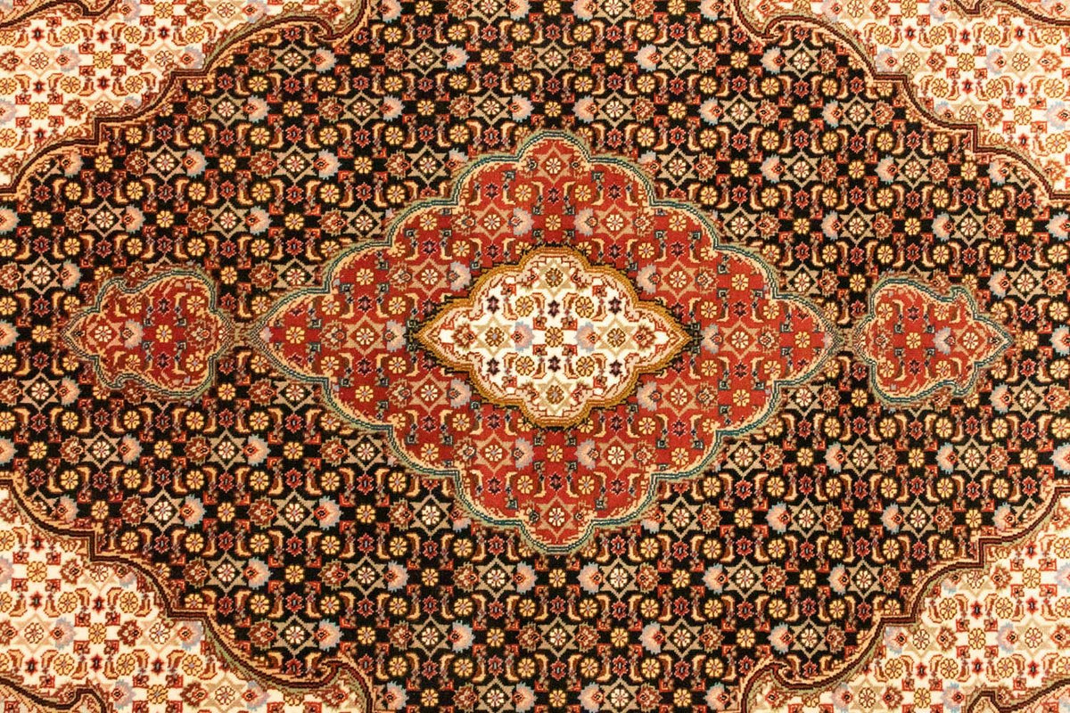 Persisk matta - Tabriz - Royal - 155 x 100 cm - mörkblå