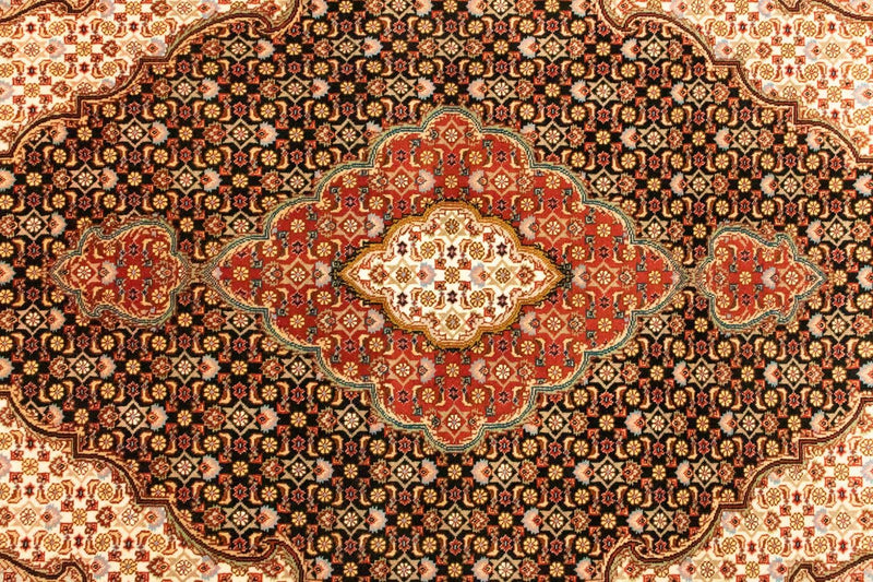 Persisk matta - Tabriz - Royal - 155 x 100 cm - mörkblå