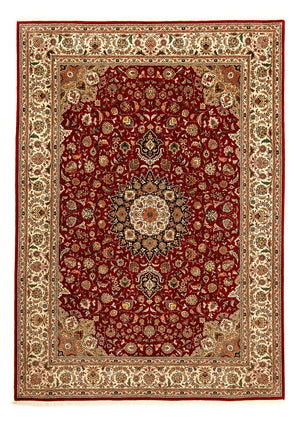 Persisk matta - Tabriz - Royal - 348 x 252 cm - mörkröd