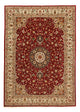 Persisk matta - Tabriz - Royal - 348 x 252 cm - mörkröd