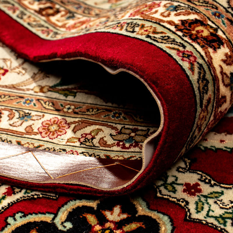 Persisk matta - Tabriz - Royal - 348 x 252 cm - mörkröd