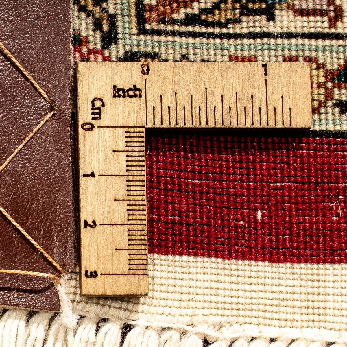 Persisk matta - Tabriz - Royal - 348 x 252 cm - mörkröd