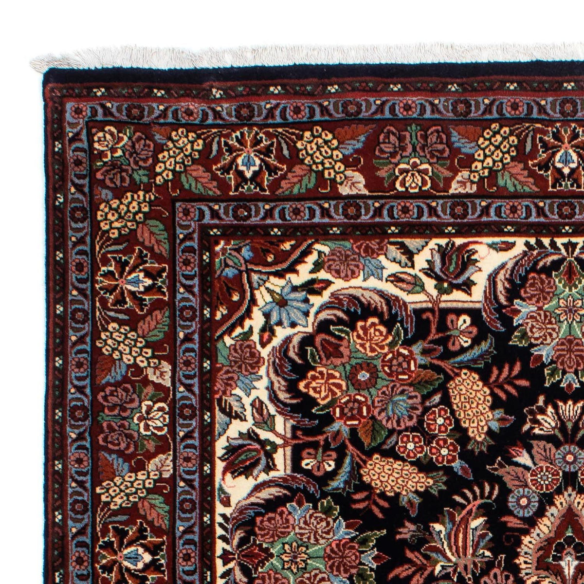 Persisk matta - Bijar - 210 x 133 cm - mörkblå