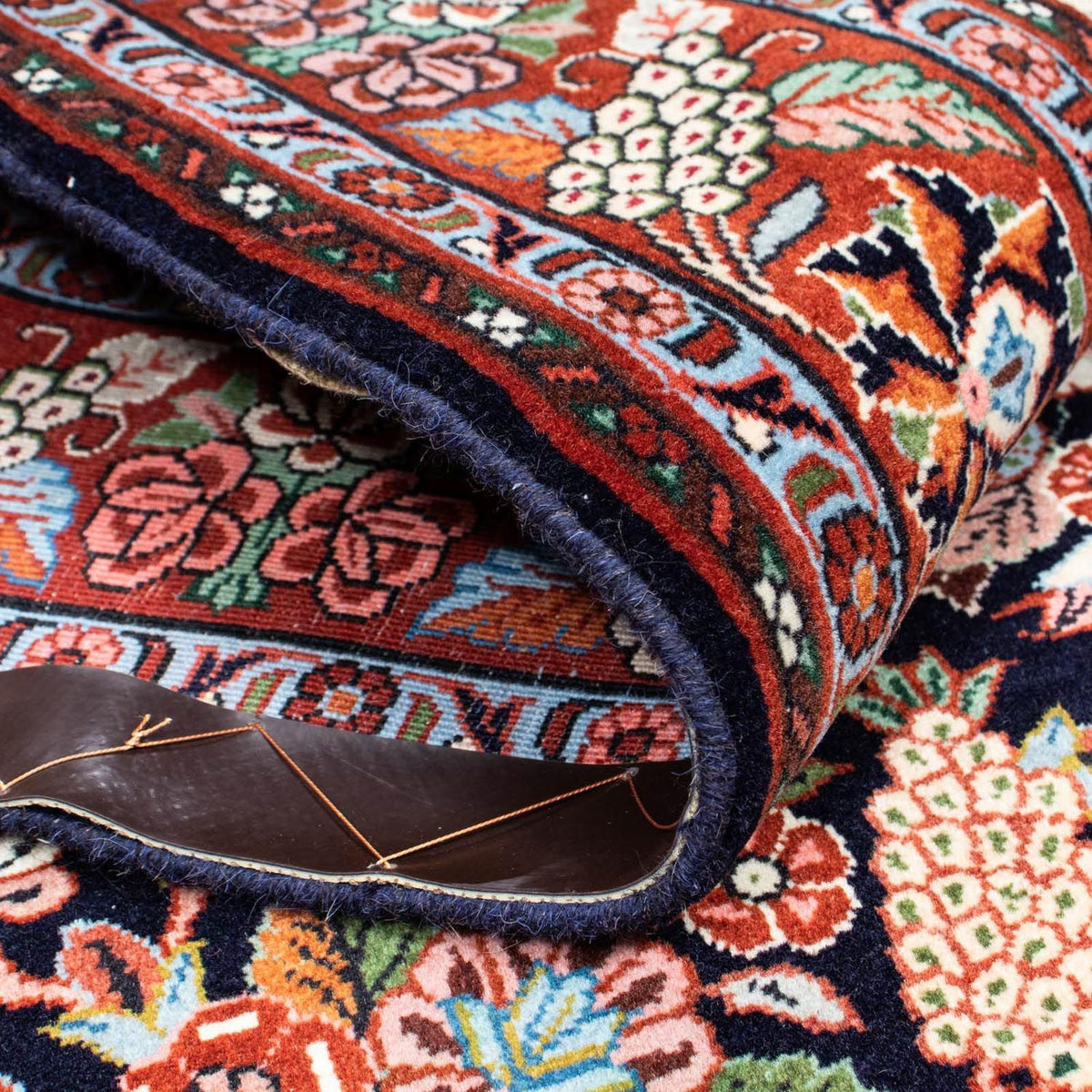 Persisk matta - Bijar - 210 x 133 cm - mörkblå