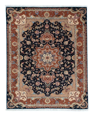 Persisk matta - Tabriz - Royal - 200 x 155 cm - mörkblå