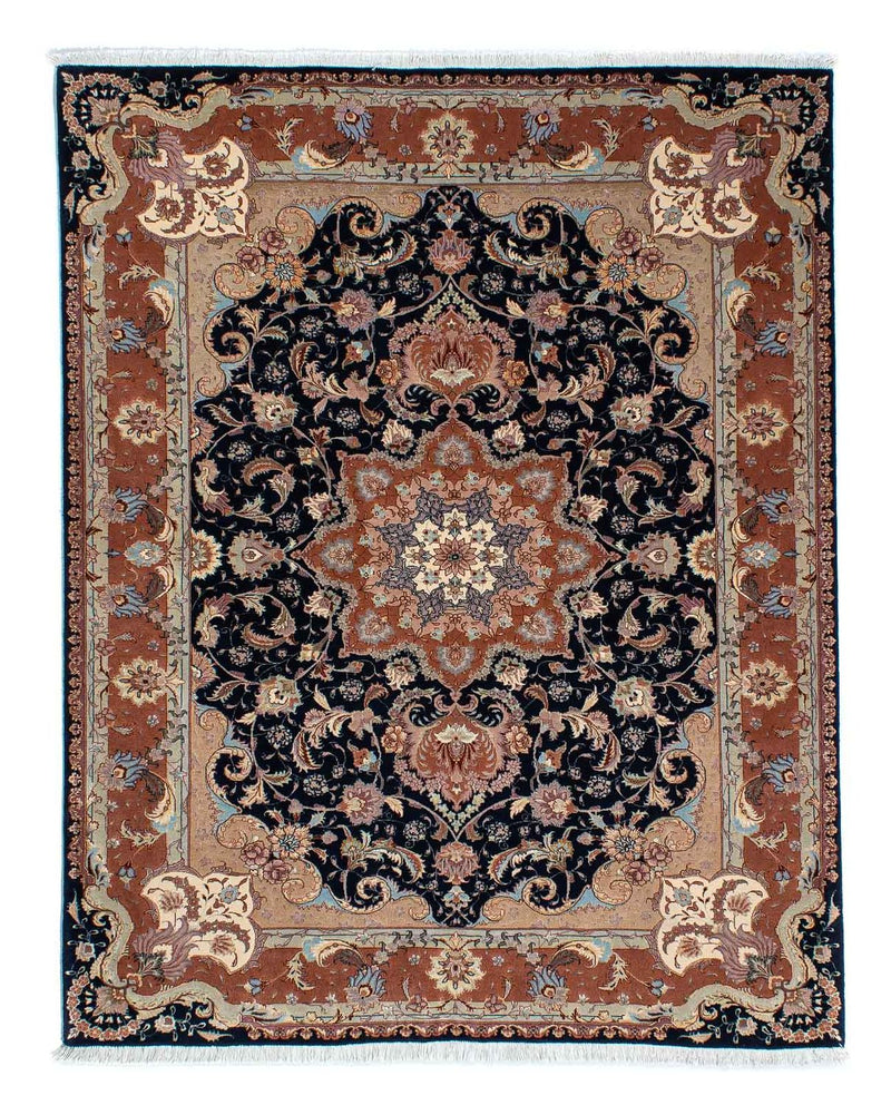 Persisk matta - Tabriz - Royal - 200 x 155 cm - mörkblå