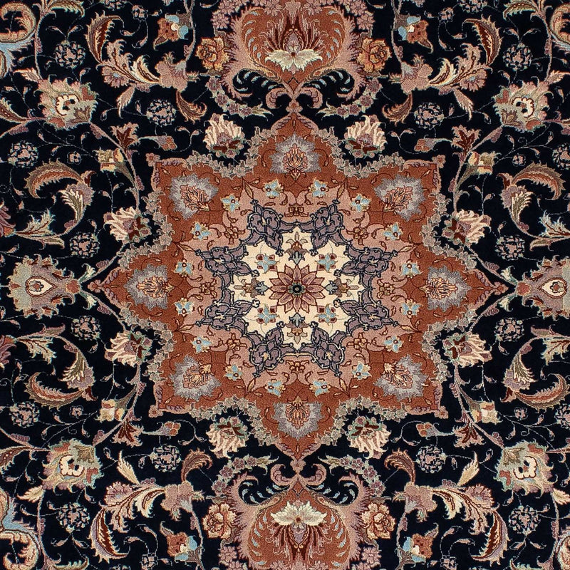 Persisk matta - Tabriz - Royal - 200 x 155 cm - mörkblå