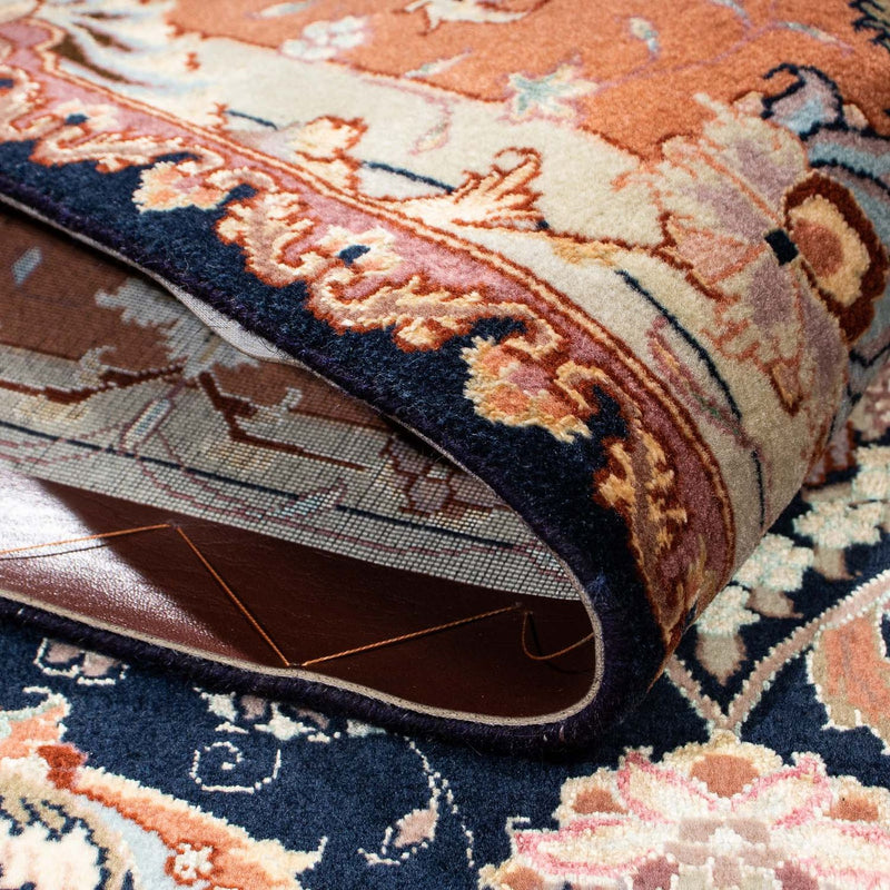 Persisk matta - Tabriz - Royal - 200 x 155 cm - mörkblå