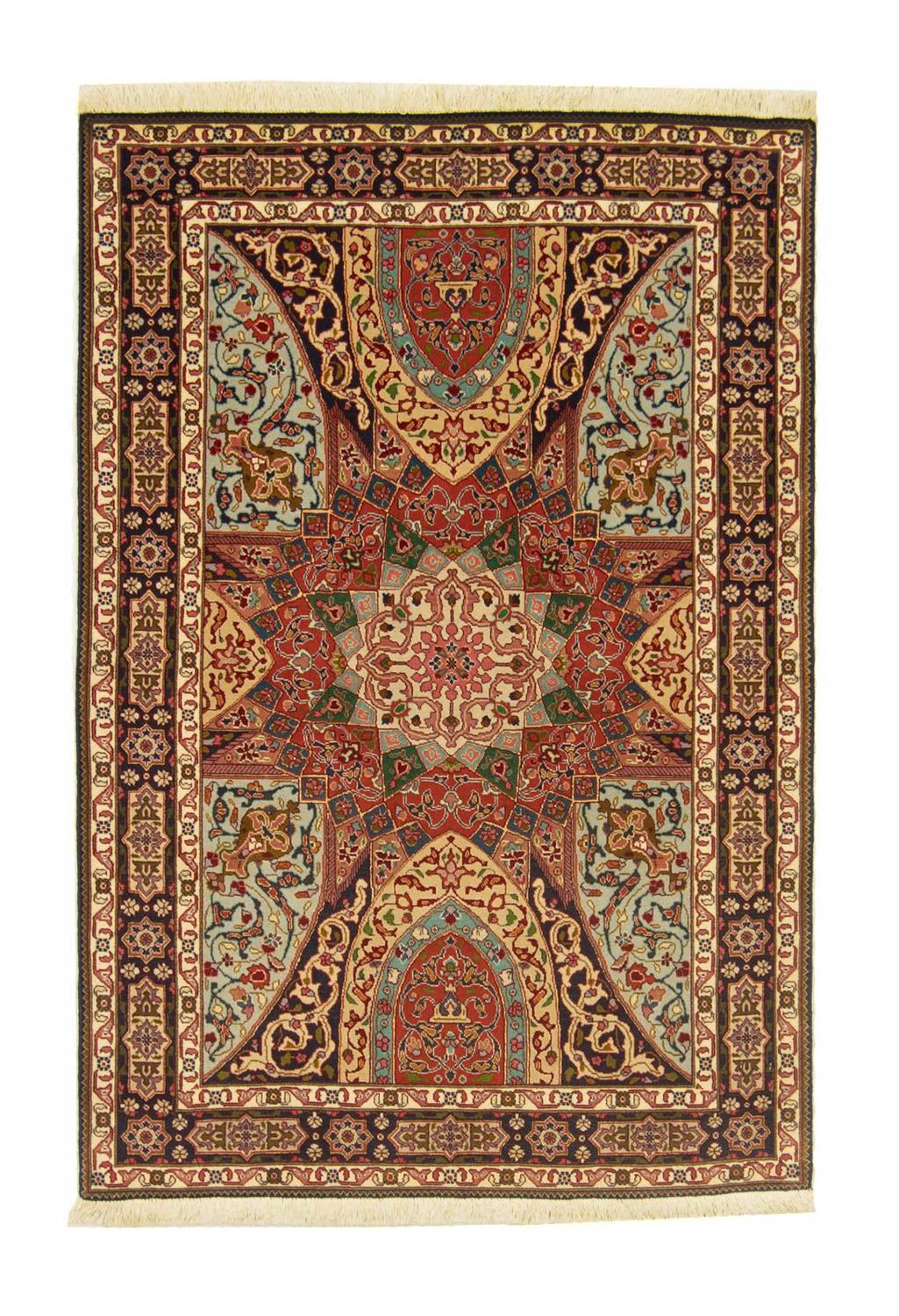 Persisk matta - Tabriz - Royal - 151 x 102 cm - flerfärgad