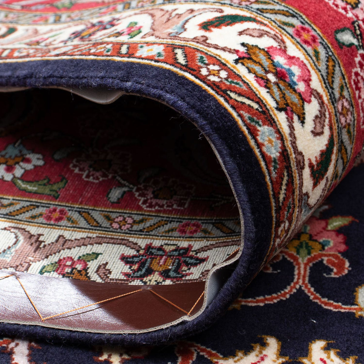 Persisk matta - Tabriz - Royal - 308 x 252 cm - mörkblå