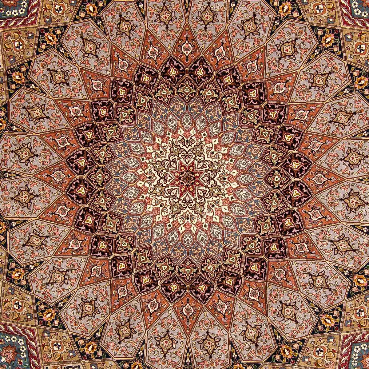 Persisk matta - Tabriz - Royal - 388 x 298 cm - flerfärgad