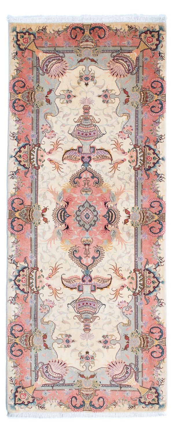 Runner Persisk matta - Tabriz - Royal - 203 x 80 cm - beige