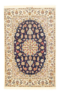 Persisk matta - Isfahan - Premium - 171 x 108 cm - mörkblå