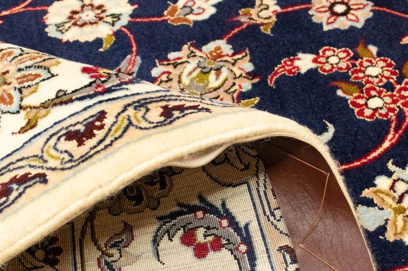 Persisk matta - Isfahan - Premium - 171 x 108 cm - mörkblå