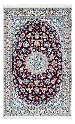 Persisk matta - Nain - Royal - 182 x 110 cm - mörkröd